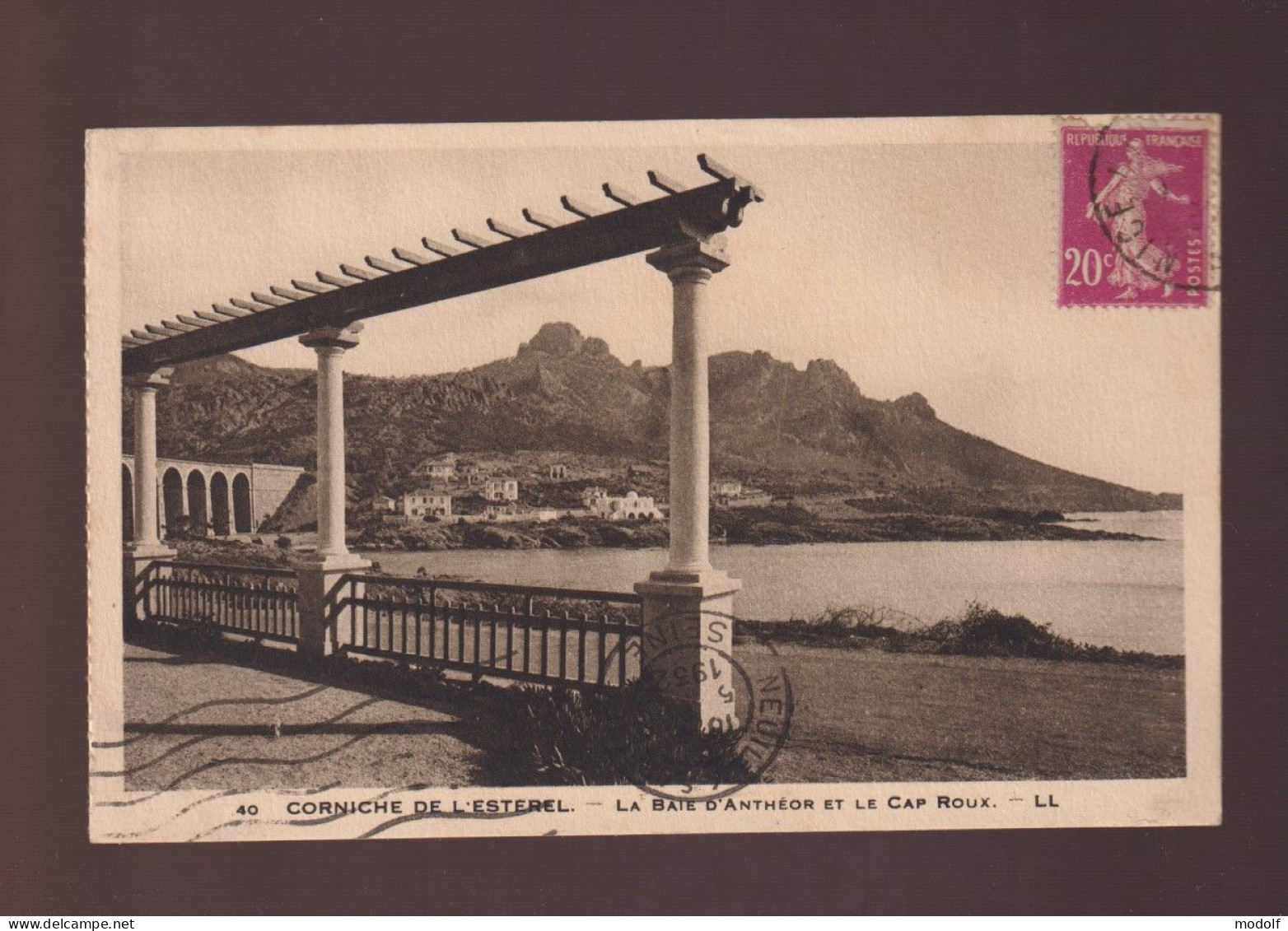 CPA - 06 - Corniche De L'Esterel - La Baie D'Anthéor Et Le Cap Roux - Circulée En 1932 - Antheor