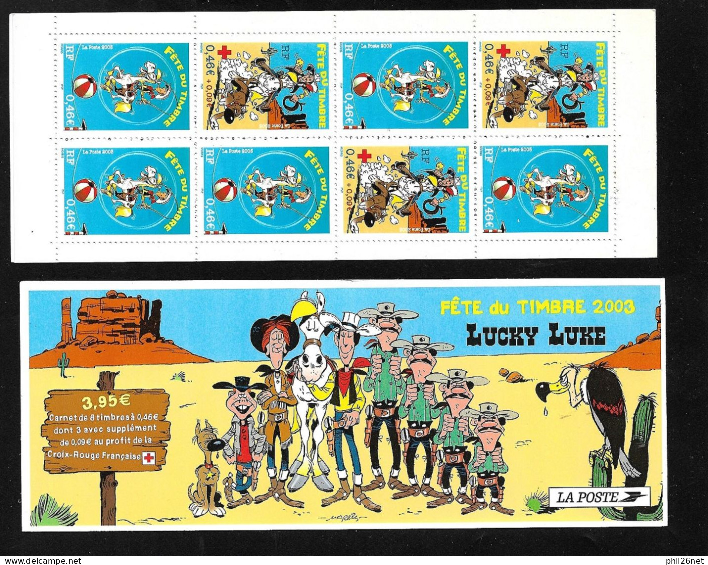 Carnet N°BC 3546 Journée Du Timbre 2003 Lucky Luke   Neufs * * TB Jamais Plié   Voir  Scans   Soldé  ! ! ! - Tag Der Briefmarke