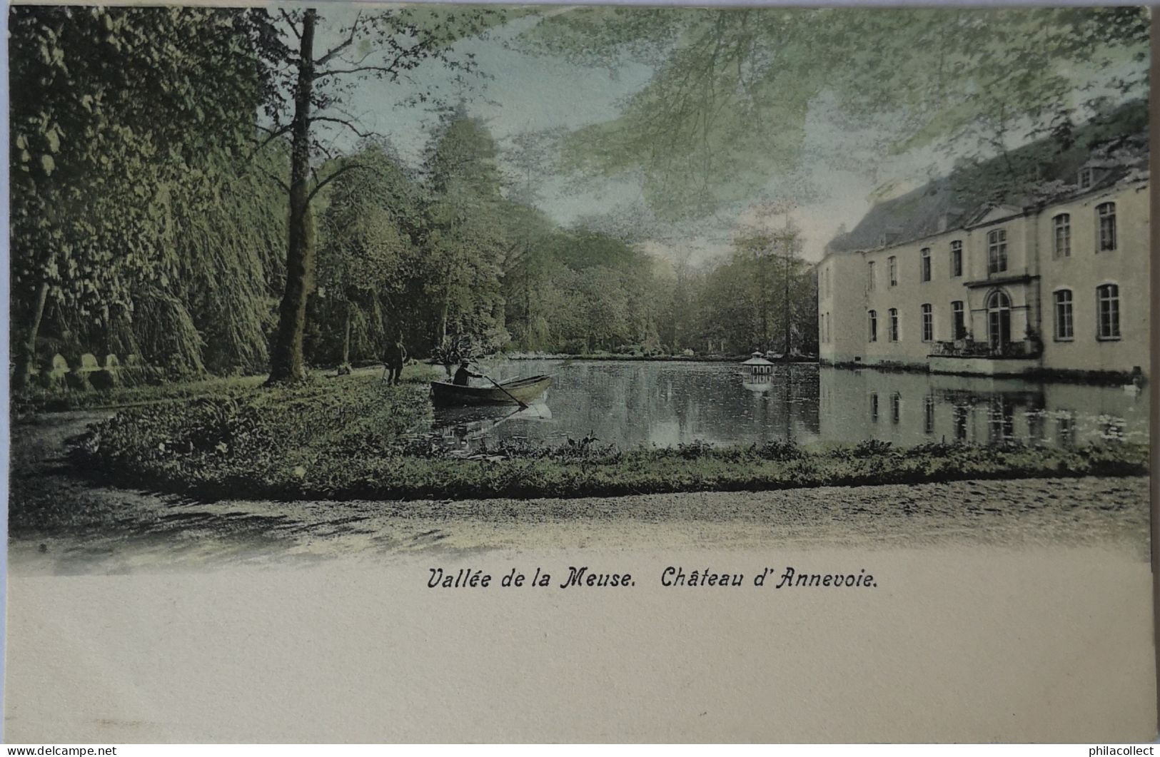 Annevoie (Anhee) Vallee De La Meuse - Chateau D' Annevoie (color) Ca 1900 - Anhee
