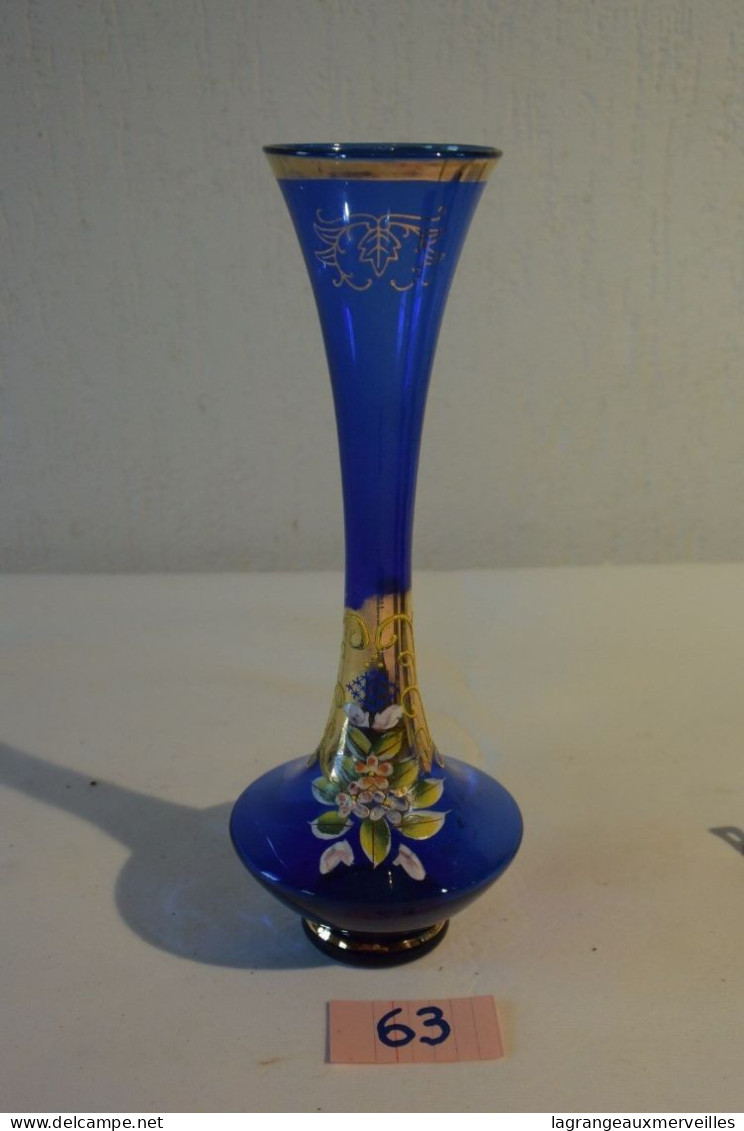 C63 Beau Vase Soliflore Bleu - Vasen