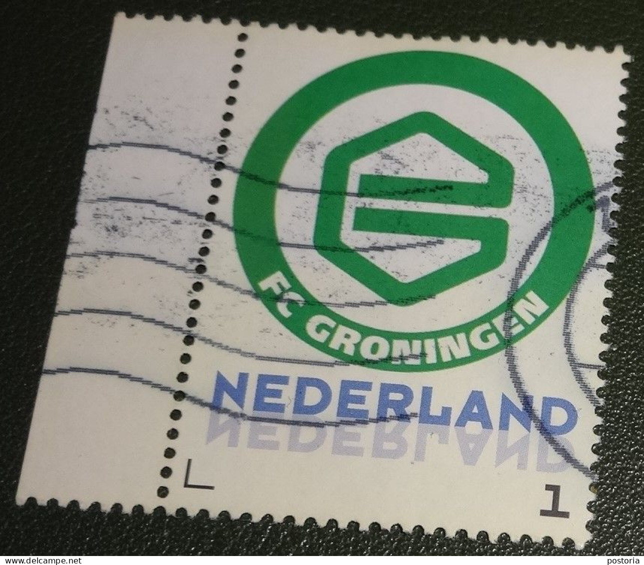Nederland - NVPH - Xxxx - 2013 - Persoonlijke Gebruikt - FC Groningen - Logo - Tab - Personalisierte Briefmarken