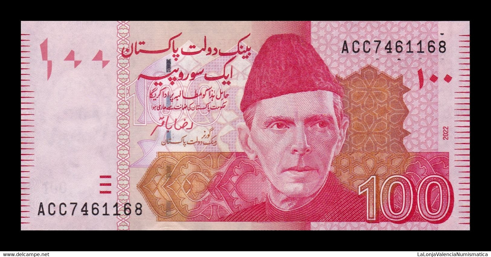 Pakistán 100 Rupees 2022 Pick 48 New Date Sc Unc - Pakistán