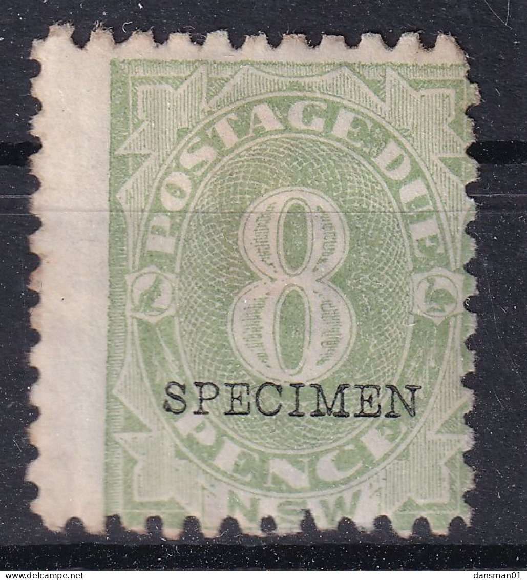 New South Wales Postage Due Sc J7 Mint Hinged SPECIMEN OVPT - Nuevos