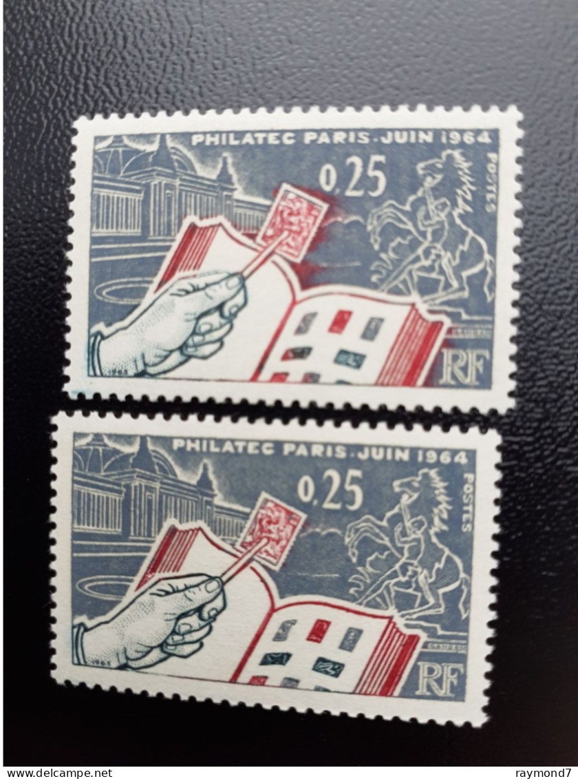 1963   N° 1403 Neuf**  Ombre Rouge - Used Stamps