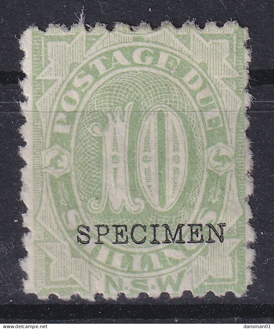 New South Wales Postage Due Sc J9 Mint Hinged SPECIMEN OVPT - Ungebraucht