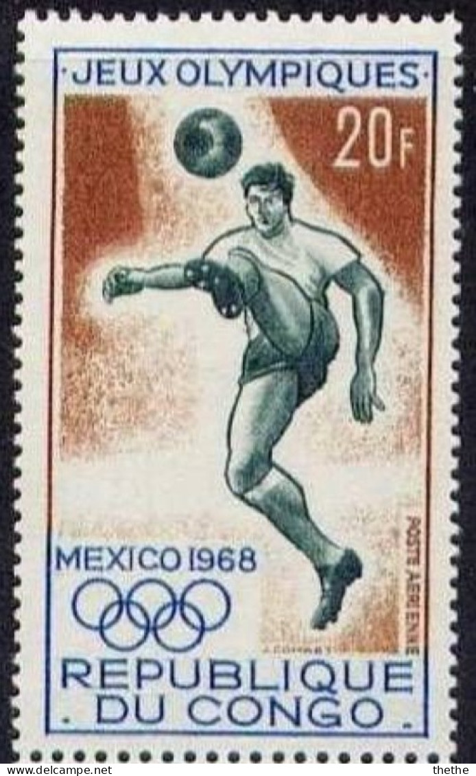 CONGO - Mexico 1968 -  Football - Zomer 1968: Mexico-City