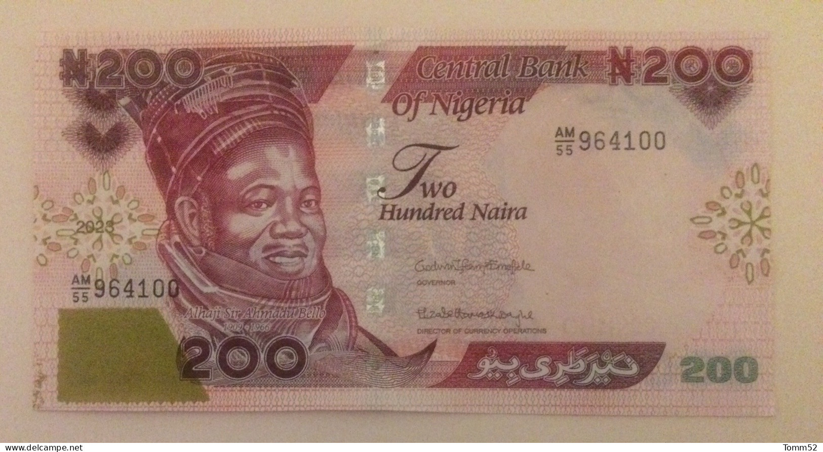 NIGERIA 200 Naira UNC- New Eddition - Nigeria