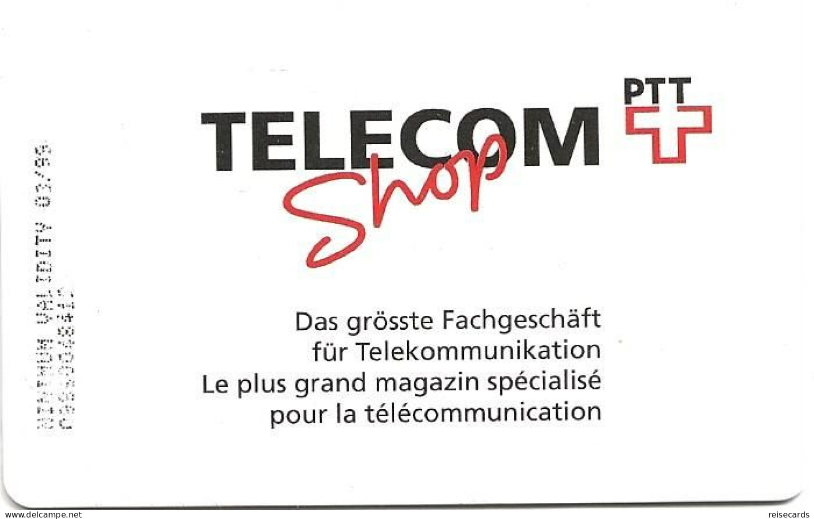 Switzerland: Swiss Telecom V 09/96 Telecom PTT, Direktion Biel - Schweiz