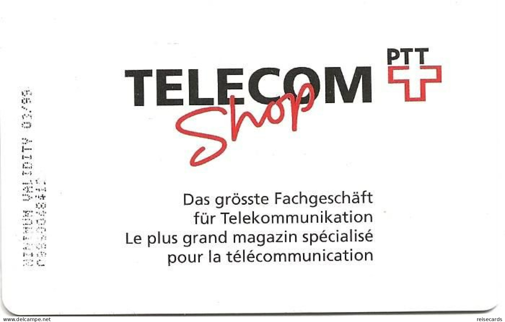 Switzerland: Swiss Telecom V 09/96 Telecom PTT, Direktion Biel - Svizzera