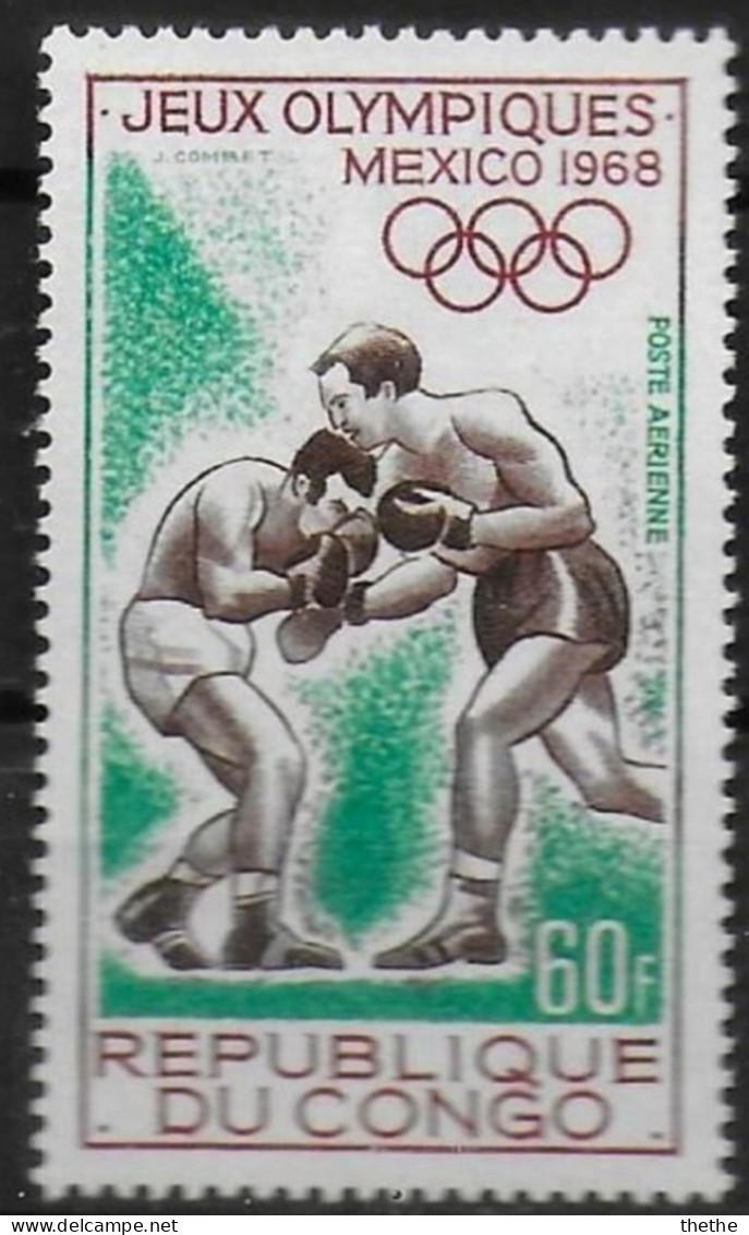 CONGO - Mexico 1968 - Boxe - Verano 1968: México