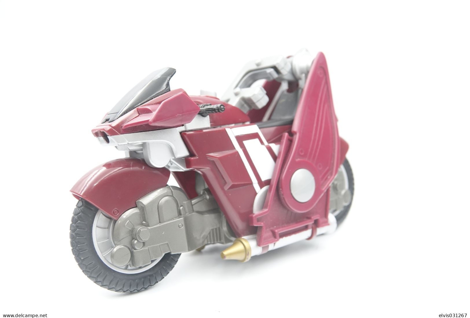 Vintage ACTION FIGURE POWER RANGERS: GLIDER CYCLE CRIMSON THUNDER - Ranger - Original Bandai 2003 - GI JOE - Action Man