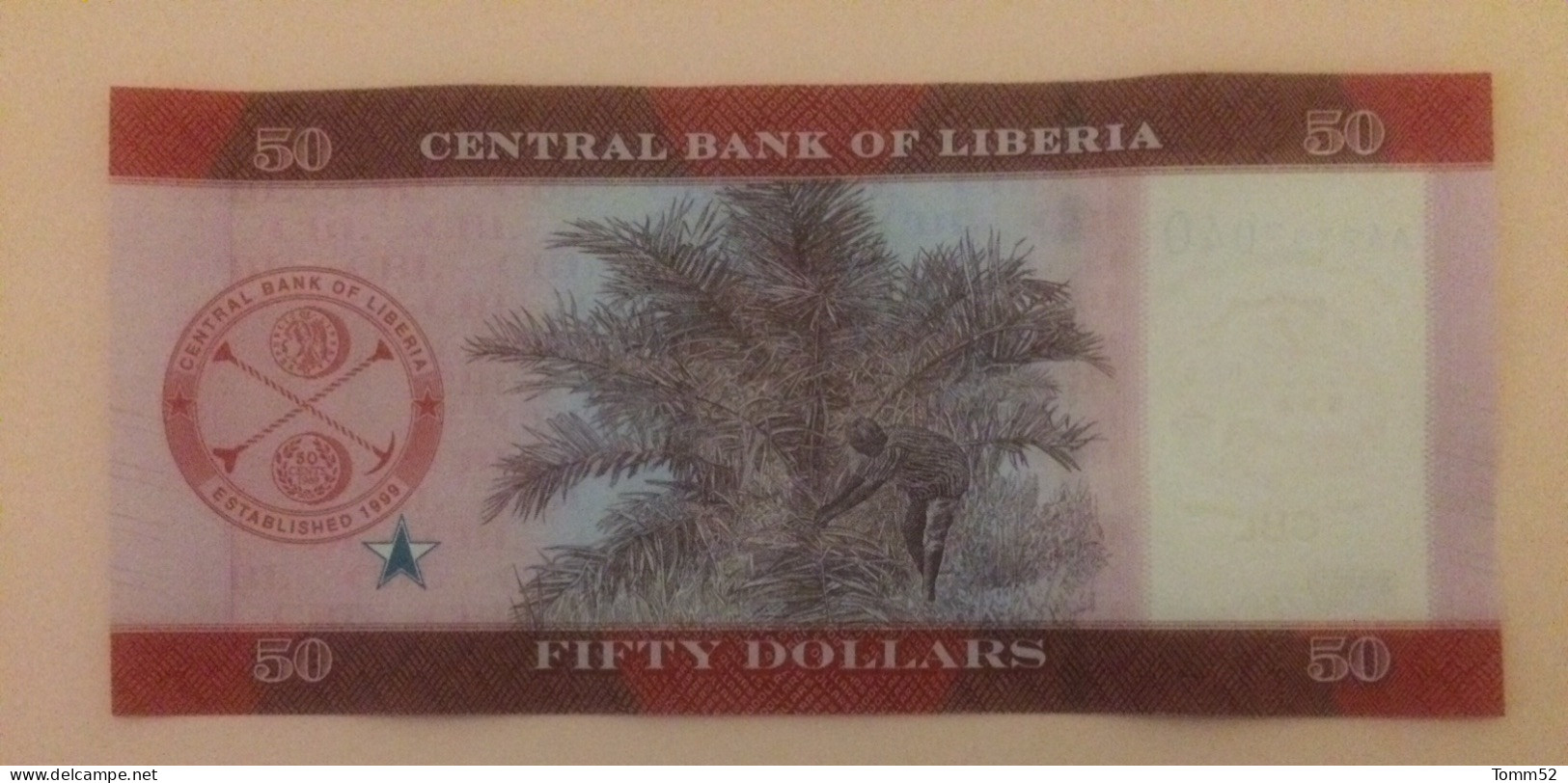 LIBERIA 50 Dollars UNC - Liberia