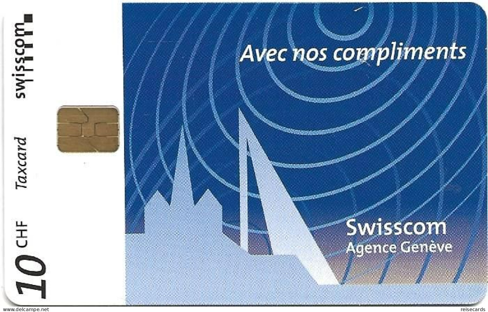 Switzerland: Swisscom V 08/97 Swisscom Agence Genève - Suisse