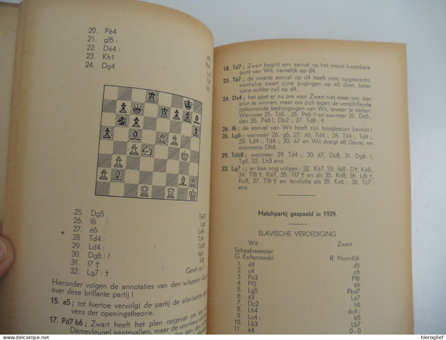 Het Amateurisme In Het Schaakspel - 2de Deel Door R. Noordijk Antwerpen De Magneet 1945 Schaken Schema's Partij - Practical