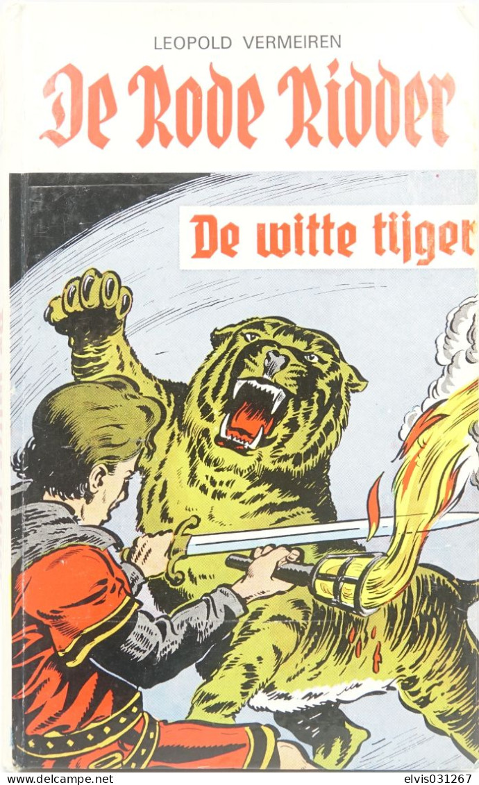 Vintage Books : DE RODE RIDDER N° 19 DE WITTE TIJGER - 1969 2e Druk - Conditie : Goede Staat - Juniors