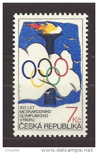 Czech Republic 1994 MNH ** Mi 46 Sc 2927 International Olympic Committee. Tschechische Republik - Unused Stamps
