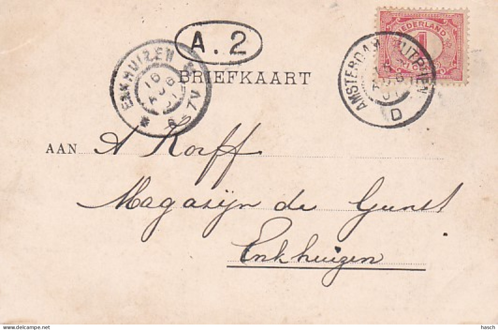 1854	31	Baarn, Spoorbrug (poststempel 1901) - Baarn