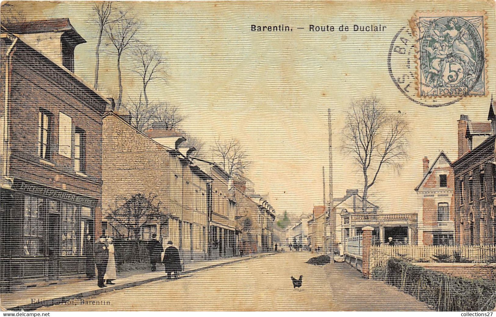 76-BARENTIN- ROUTE DE DUCLAIR - Barentin