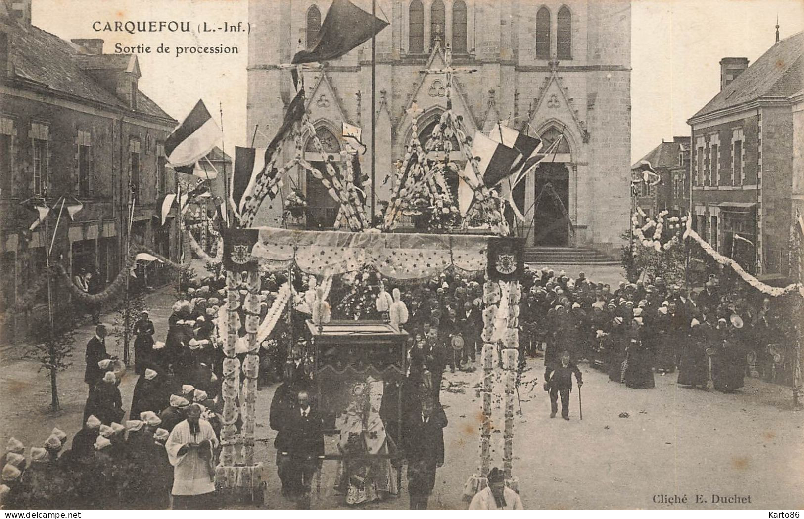 Carquefou * 1905 * Sortie De Procession - Carquefou