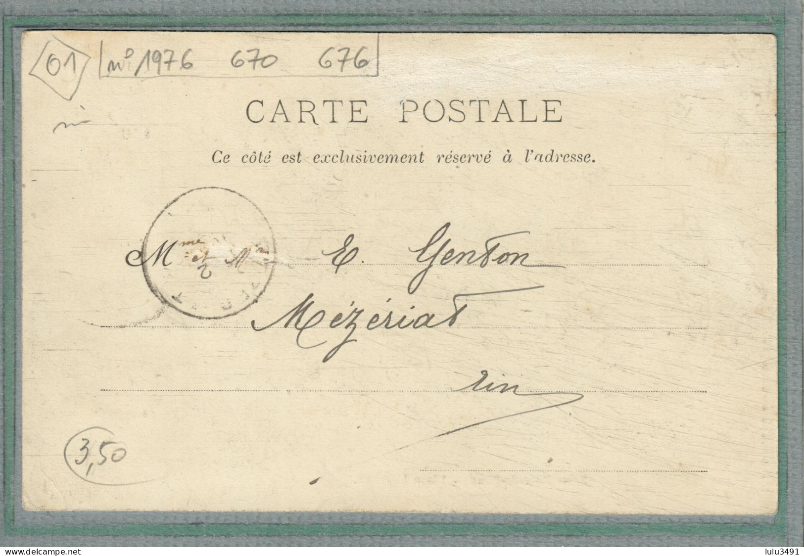 CPA - PONT-de-VAUX (01) - Aspect De La Place Legrand En 1900 - Pont-de-Vaux