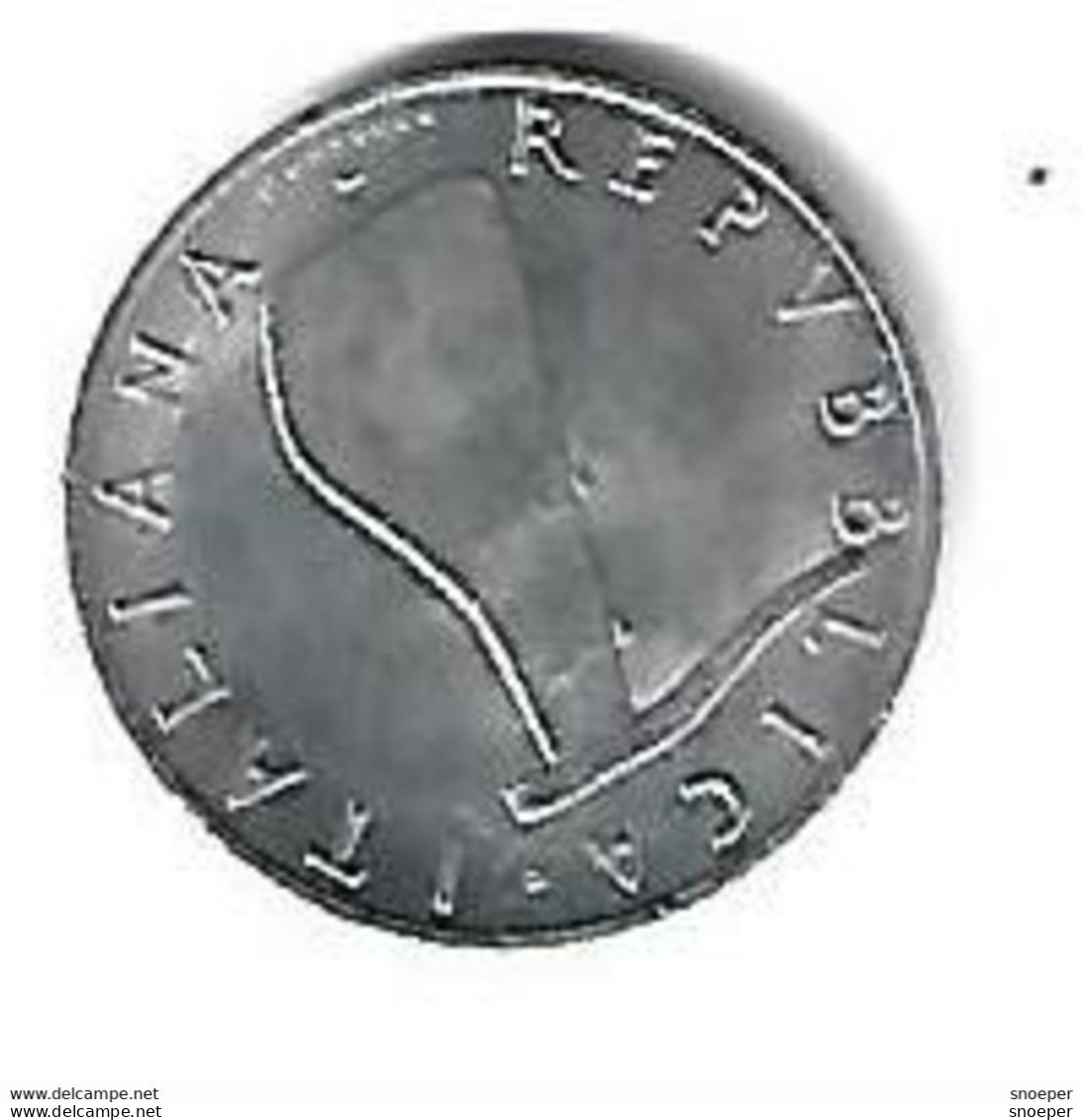 *italy 5 Lire 1952  Km 92   Xf - 5 Liras