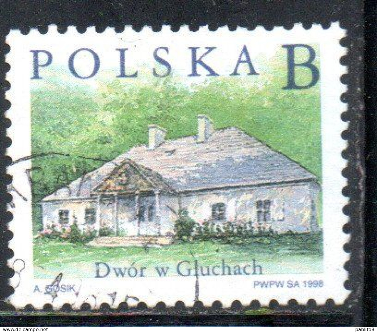 POLONIA POLAND POLSKA 1998 POLISH COUNTRY ESTATES GLUCHACH B USED USATO OBLITERE' - Gebraucht