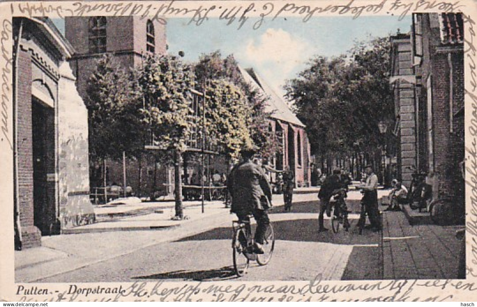 1854181Putten, Dorpstraat (poststempel 1952) - Putten