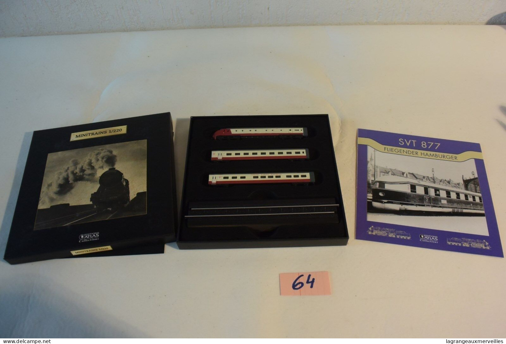 C64 Coffret Mini Train 1/220 Atlas SVT 877 - Locomotive