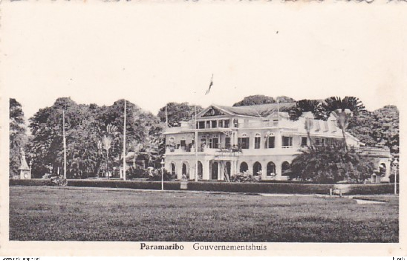 1909	25	Paramaribo, Gouvernementshuis - Surinam