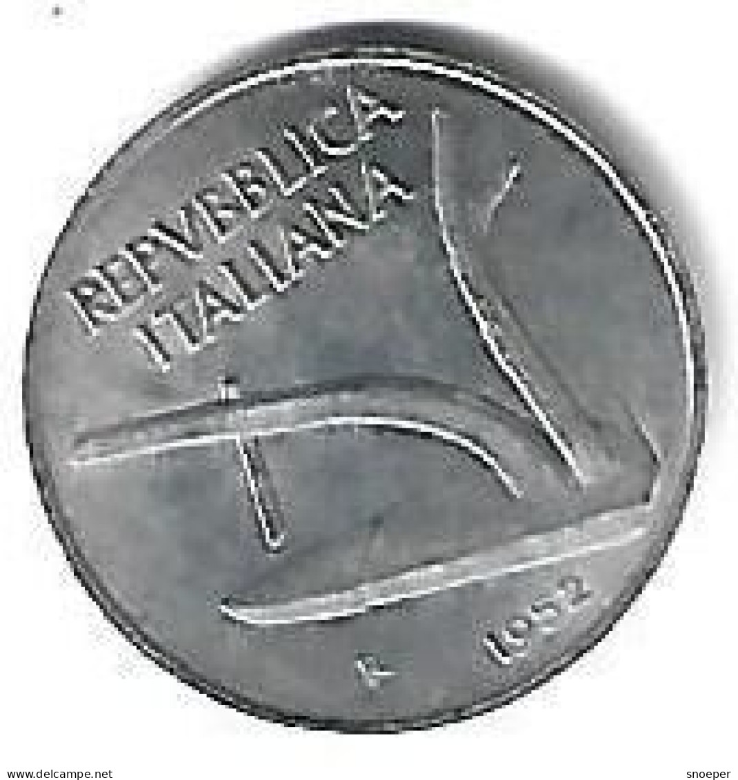 *italy 10 Lire 1952  Km 93 Xf - 10 Liras