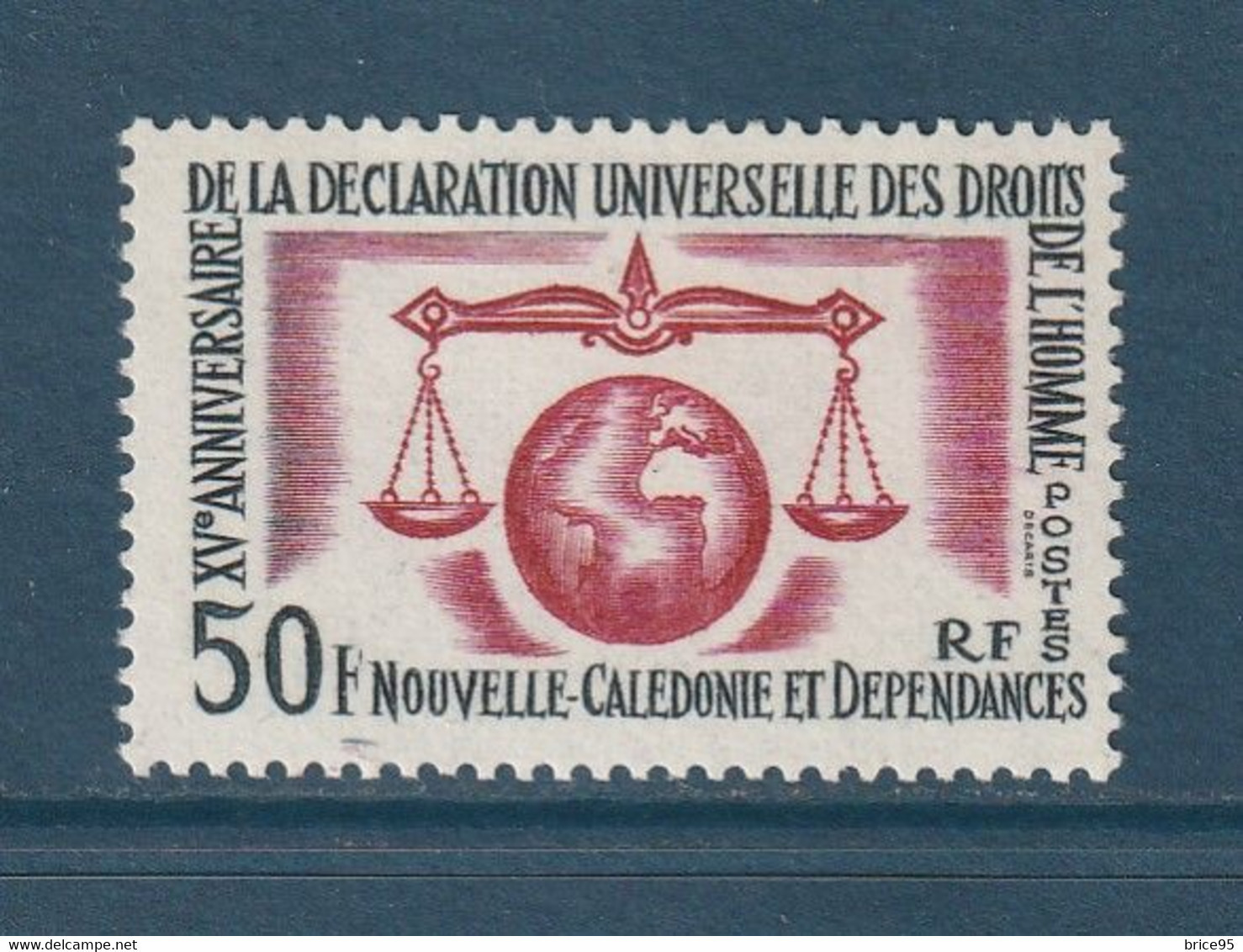 Nouvelle Calédonie - YT N° 313 * - Neuf Avec Charnière - 1963 - Unused Stamps