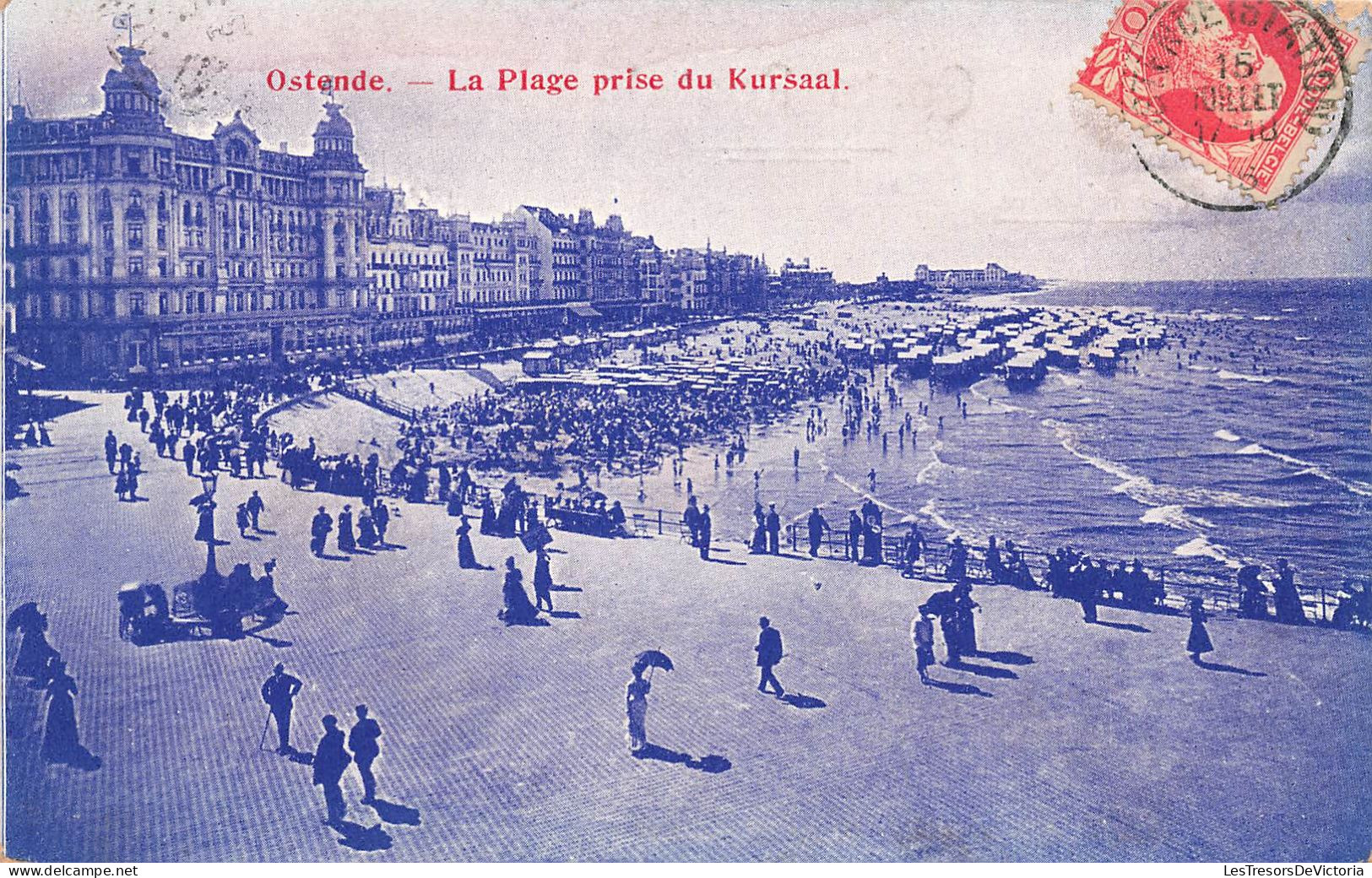 BELGIQUE - Ostende - La Plage Prise Du Kursaal - Carte Postale Ancienne - Oostende