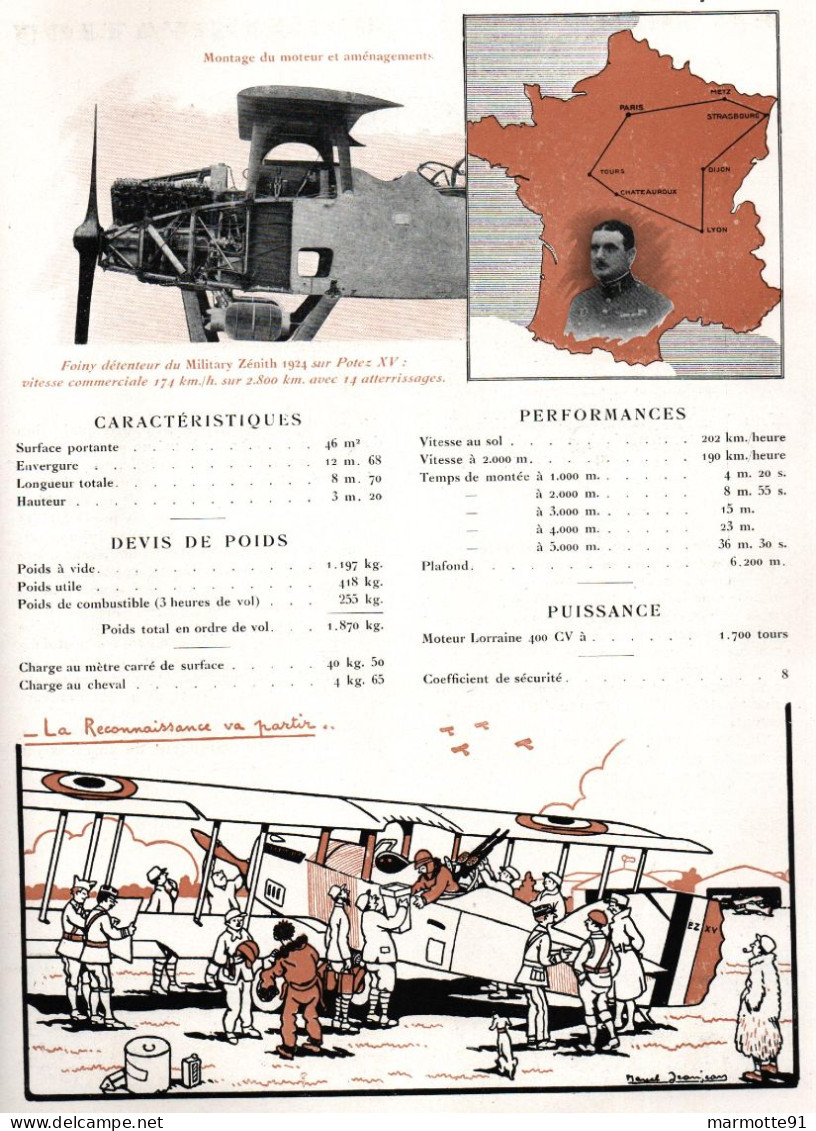 AVIONS HENRY POTEZ CATALOGUE AVIATION TOURISME MILITAIRE HYDRAVION AVION - Avión