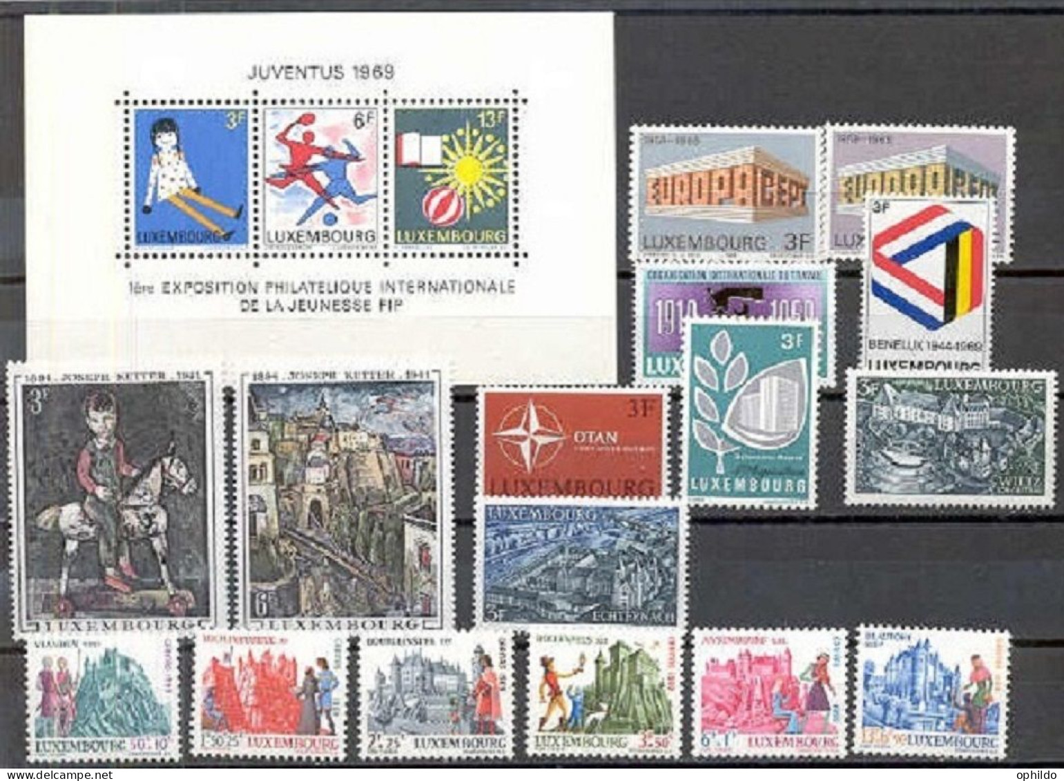 Luxembourg  Année Complète 1969   * * TB Selon Yvert  - Annate Complete