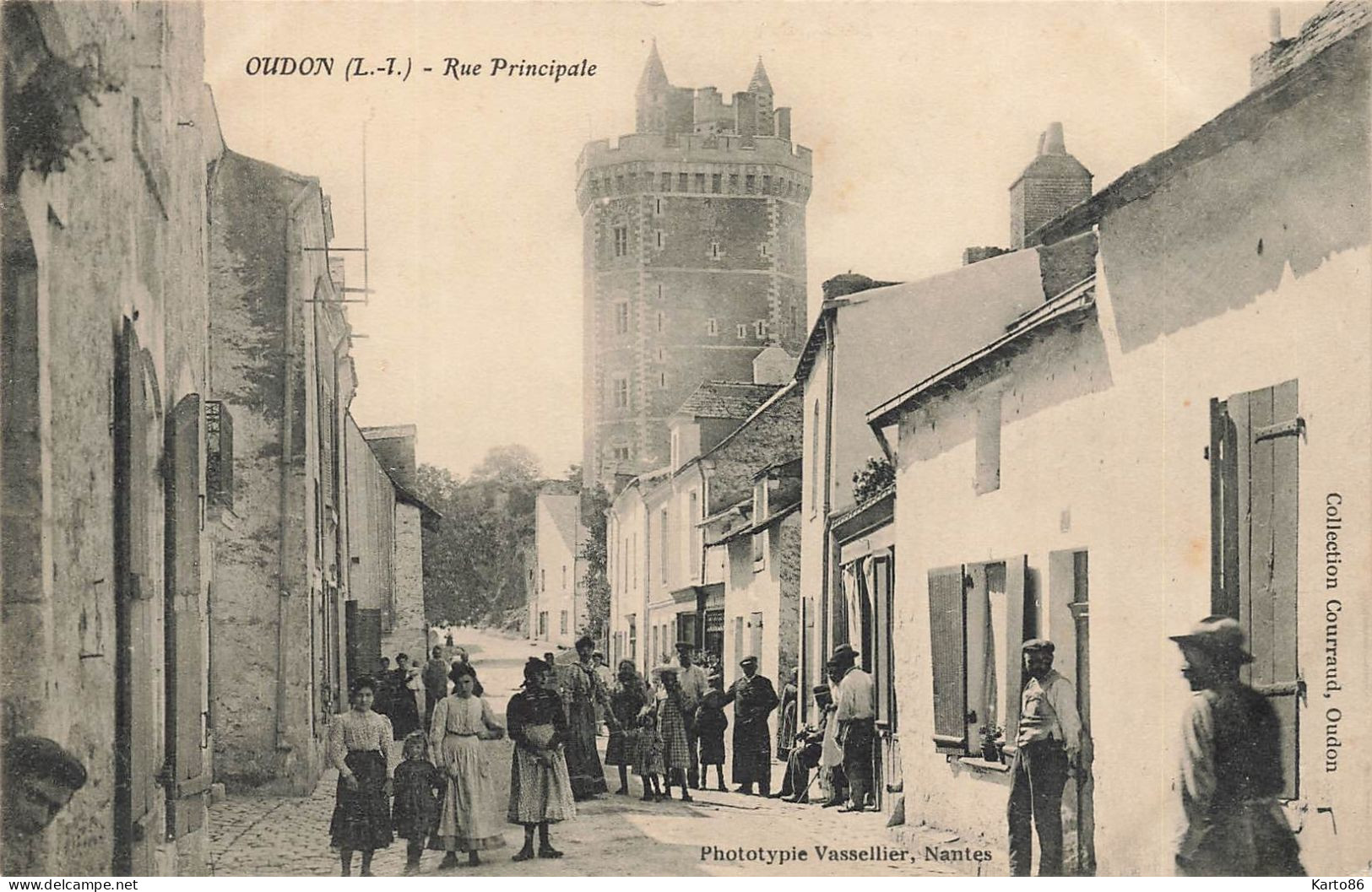 Oudon * Rue Principale Du Village * Enfants Villageois - Oudon