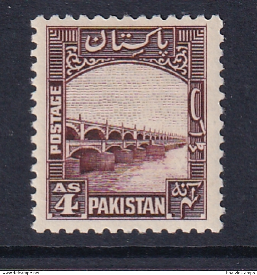 Pakistan: 1948/57   Pictorial    SG33    4a      MH - Pakistan