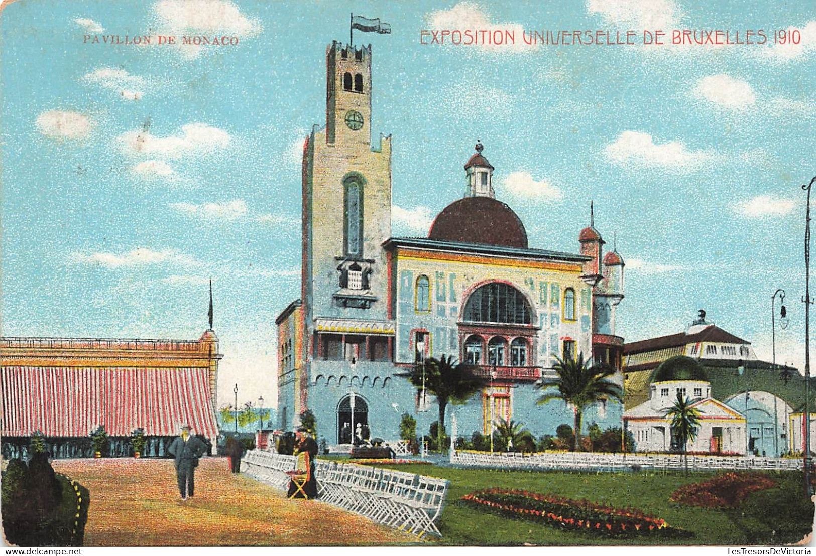 BELGIQUE - Bruxelles - Exposition Universelle 1910 - Pavillon De Monaco - Carte Postale Ancienne - Exposiciones Universales