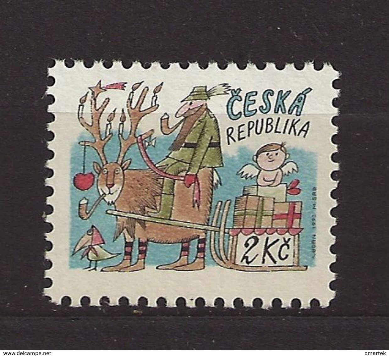 Czech Republic 1993 MNH ** Mi 28 Sc 2907 Christmas, Weihnachten. Tschechische Republik. - Ungebraucht