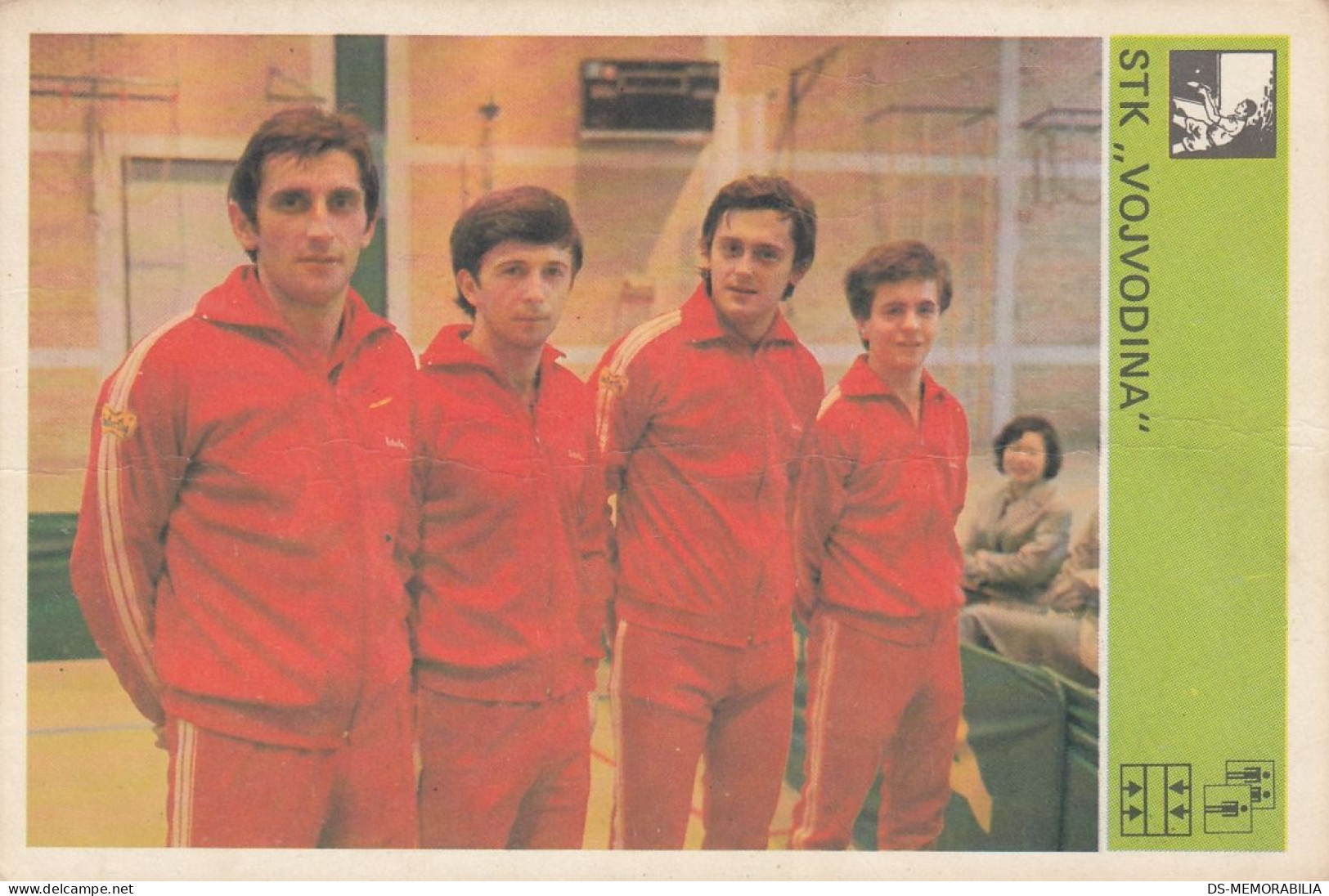 Table Tennis Club STK Vojvodina Yugoslavia Trading Card Svijet Sporta - Tafeltennis