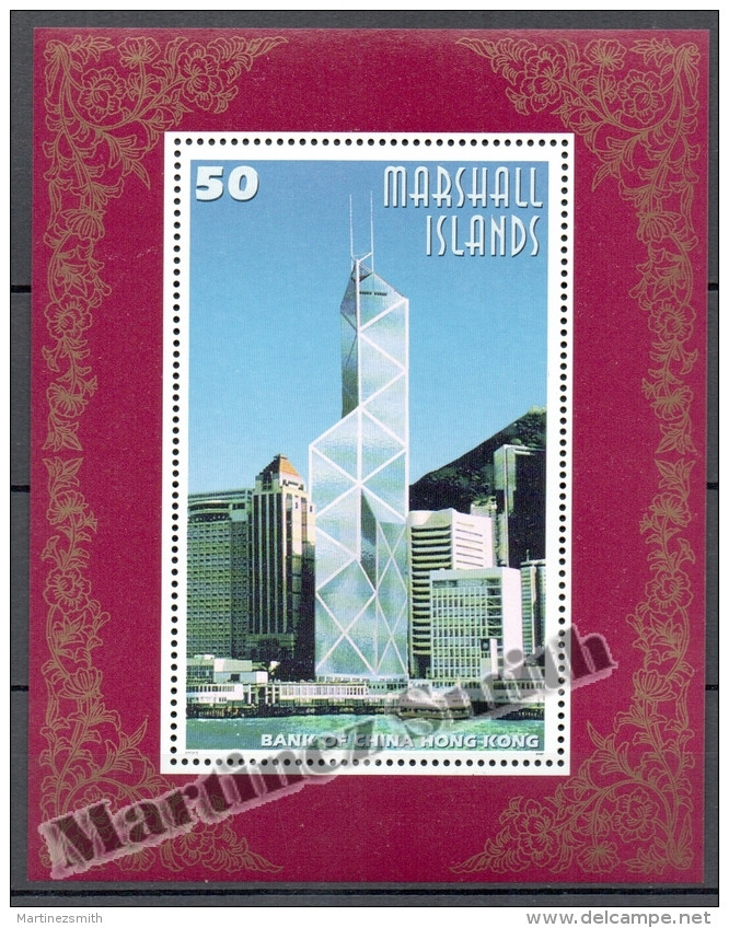 Marshall 1997 Yvert BF 33, Retrocession Of Hong Kong  To China - Miniature Sheet- MNH - Marshallinseln