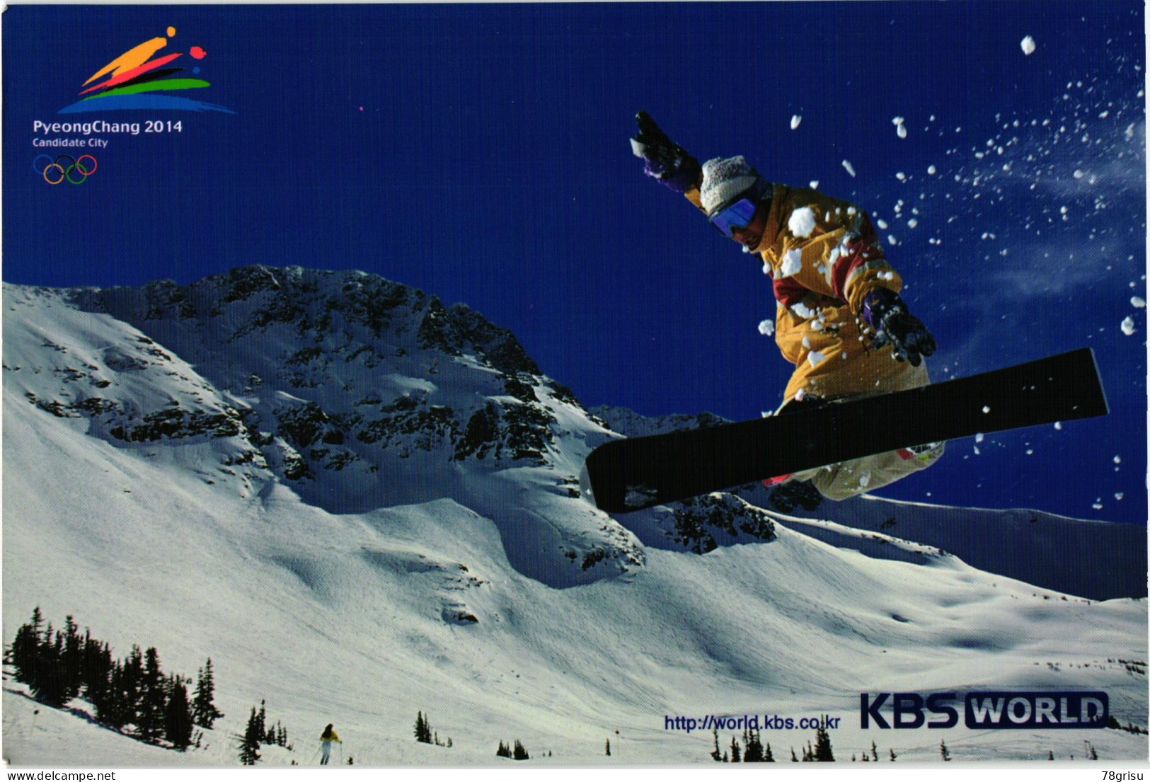 Postcard PyeongChang 2014 Ville Candidate City KBS World Olympic Winter Games - Winter 2014: Sotschi