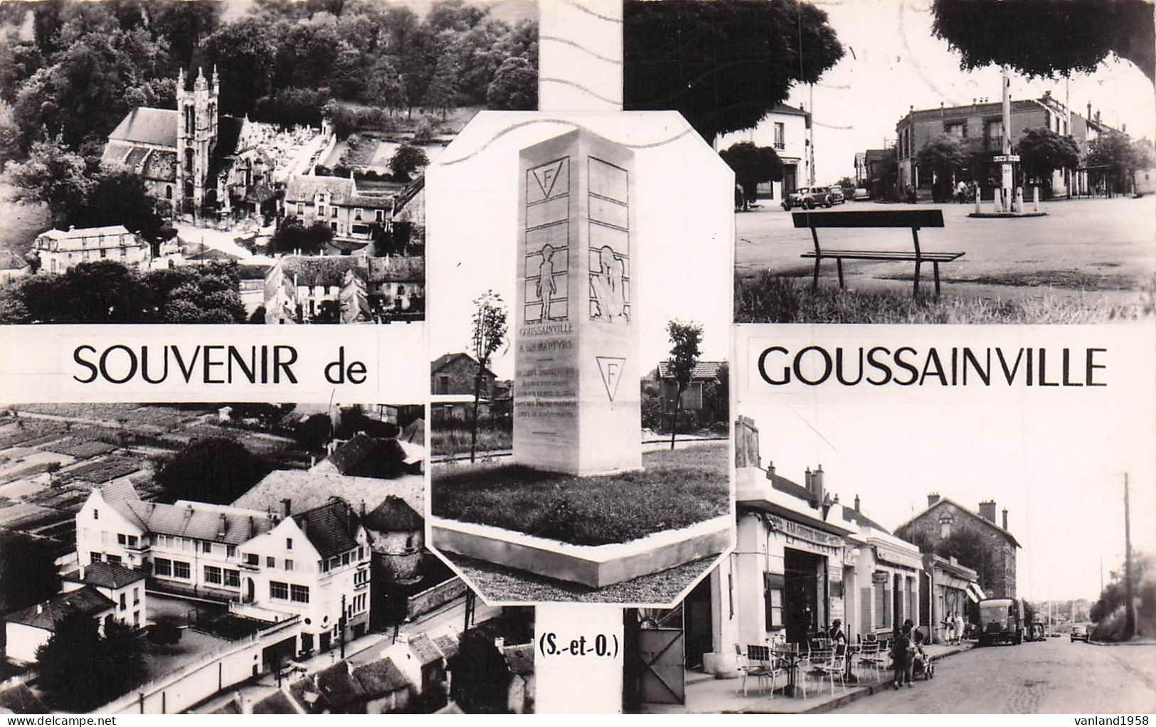 Carte Semie Moderne Petit Format De GOUSSAINVILLE - Goussainville