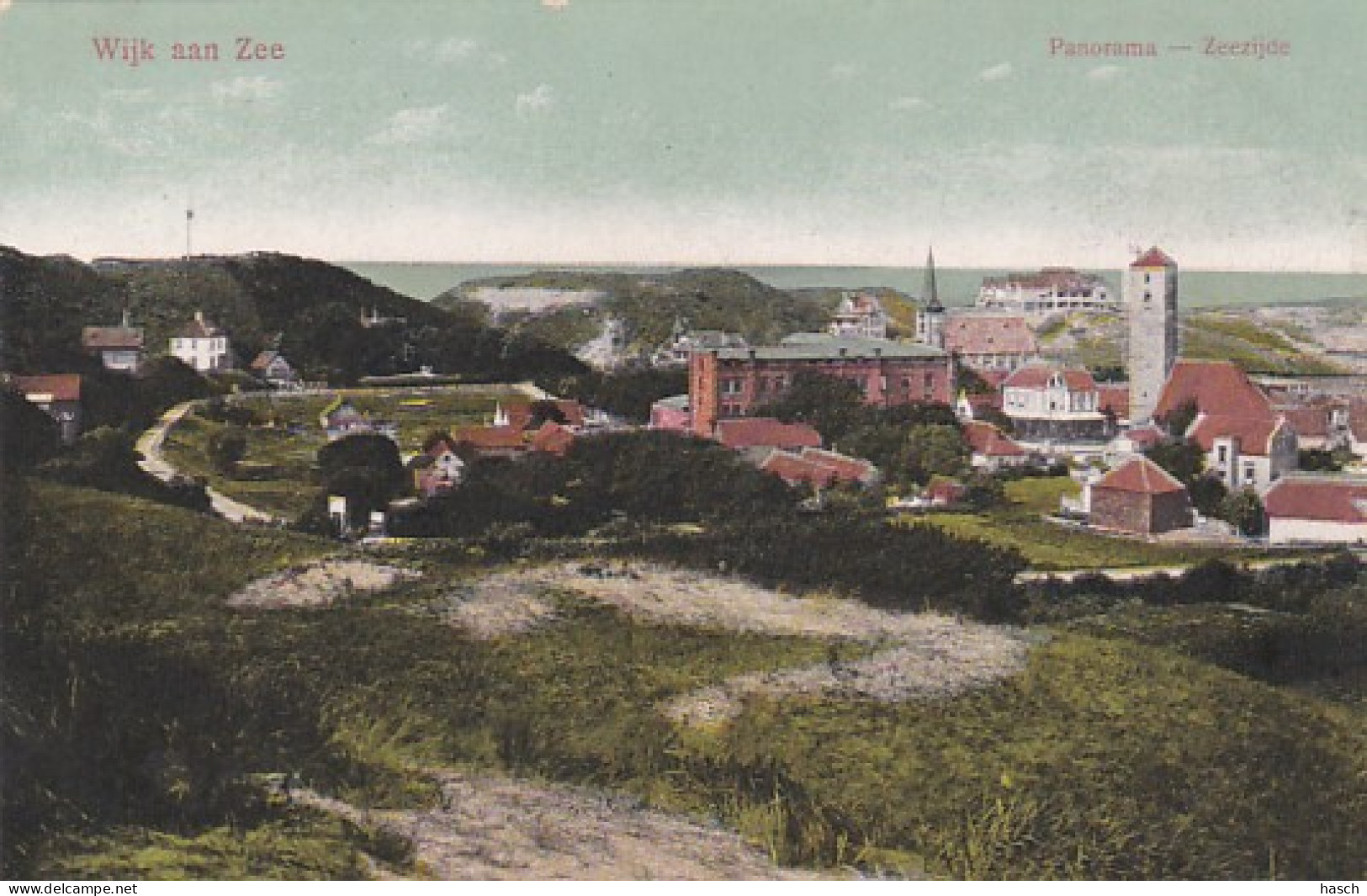 23899Wijk Aan Zee, Panorama Zeezijde. (kleine Beschadiging Boven Rand) - Wijk Aan Zee