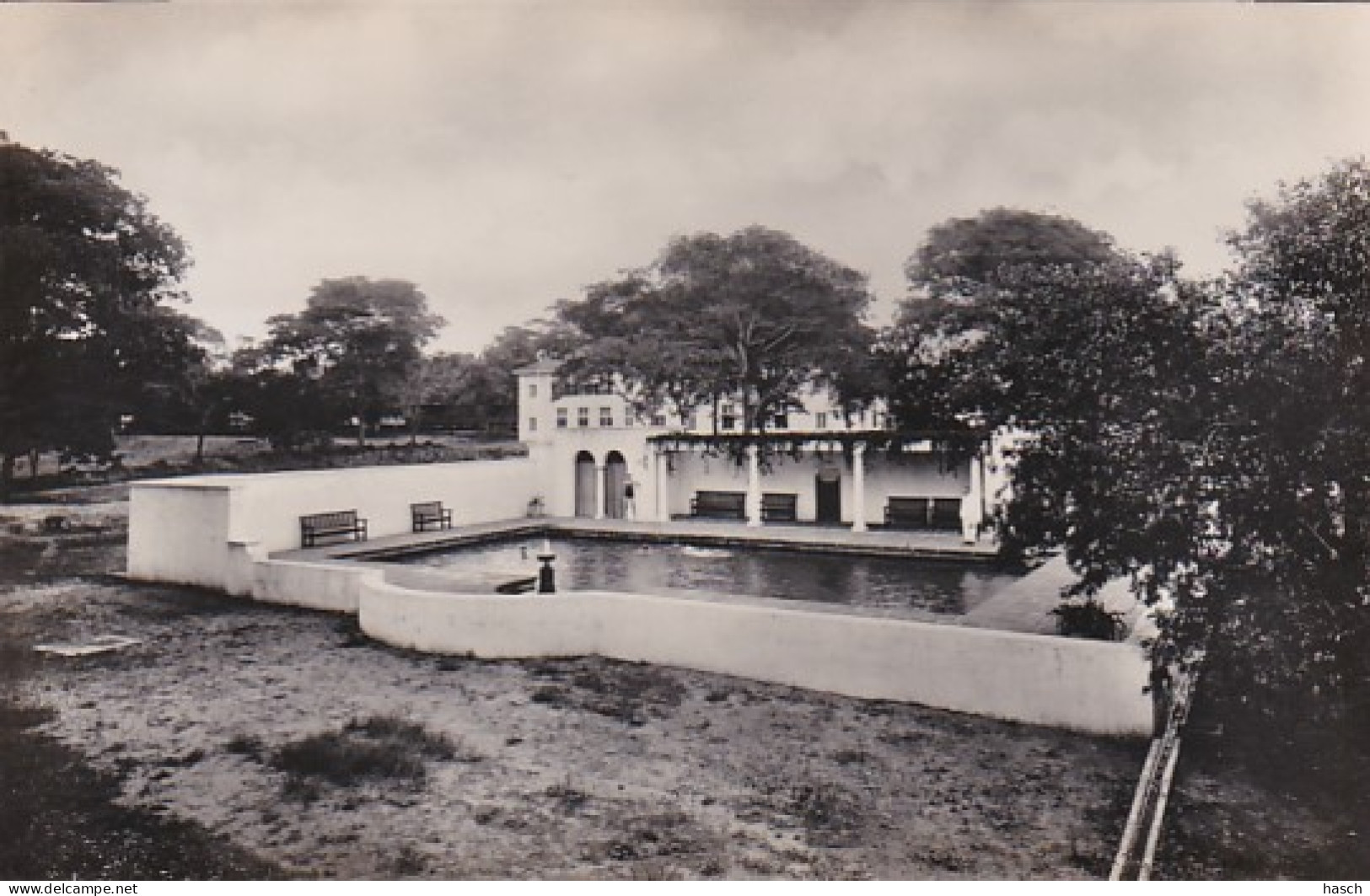 236824Victoria Falls Hotel, The Swimming Pool In The Grounds. (FOTO KAART) - Simbabwe