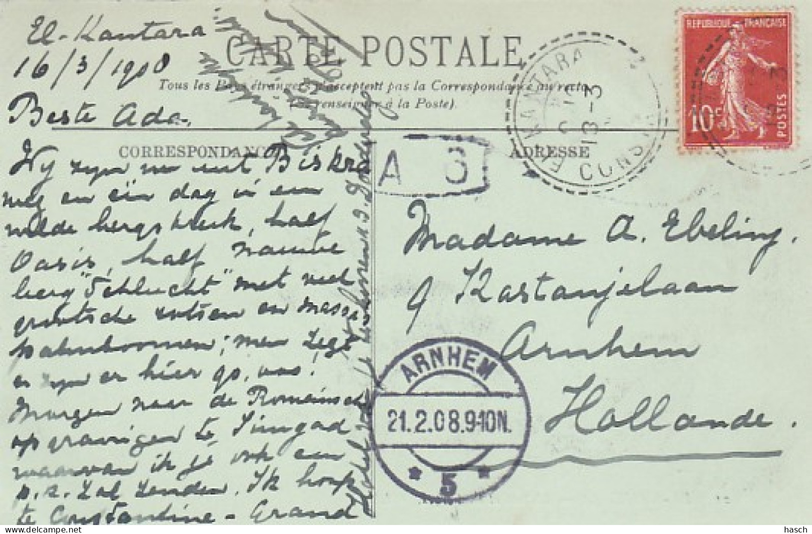 236828El Kantara, L'Oued Et Les Forges 1908 - Ghardaia