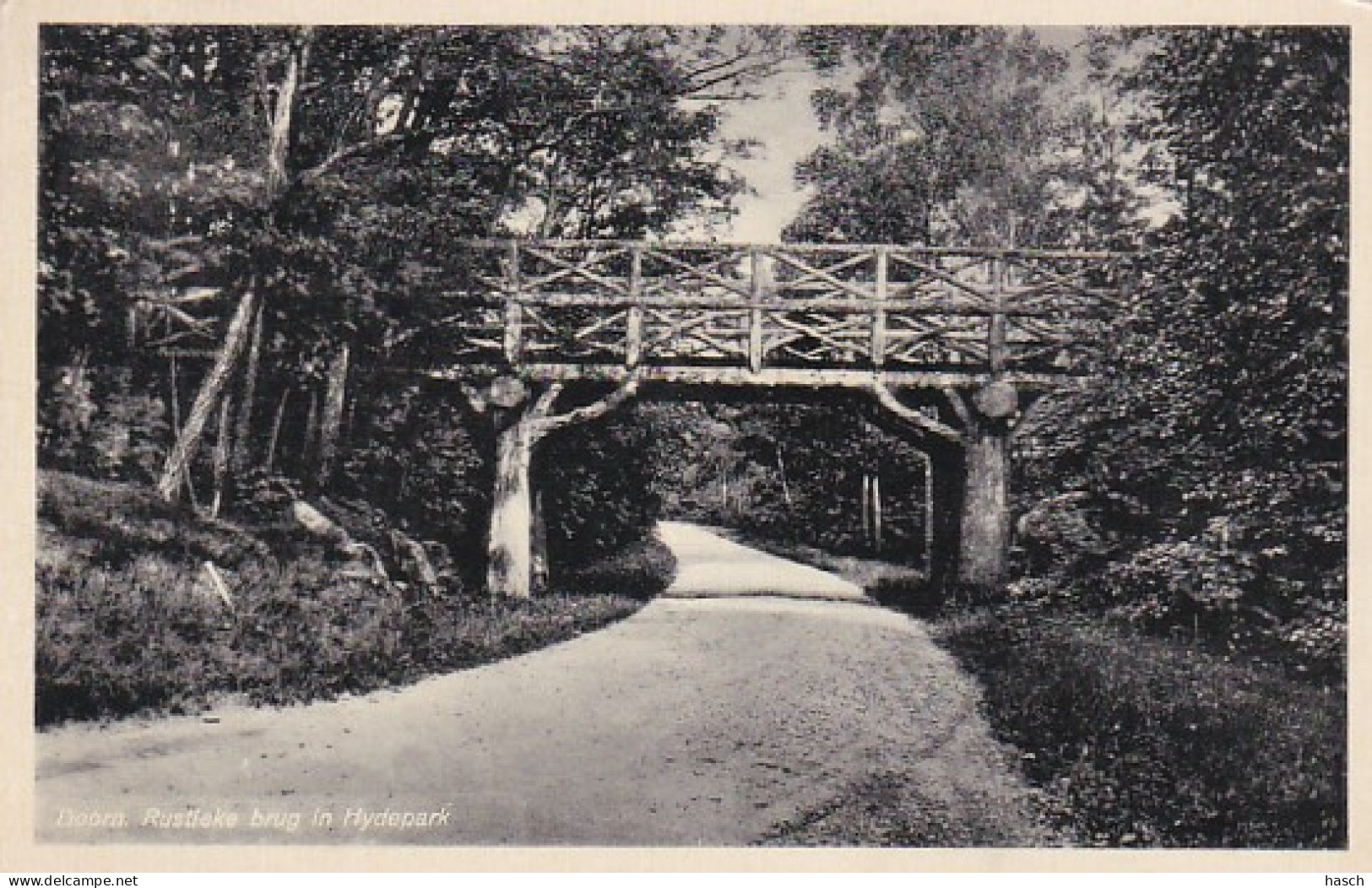 237824Doorn, Rustieke Brug In Hydepark 1935 - Doorn