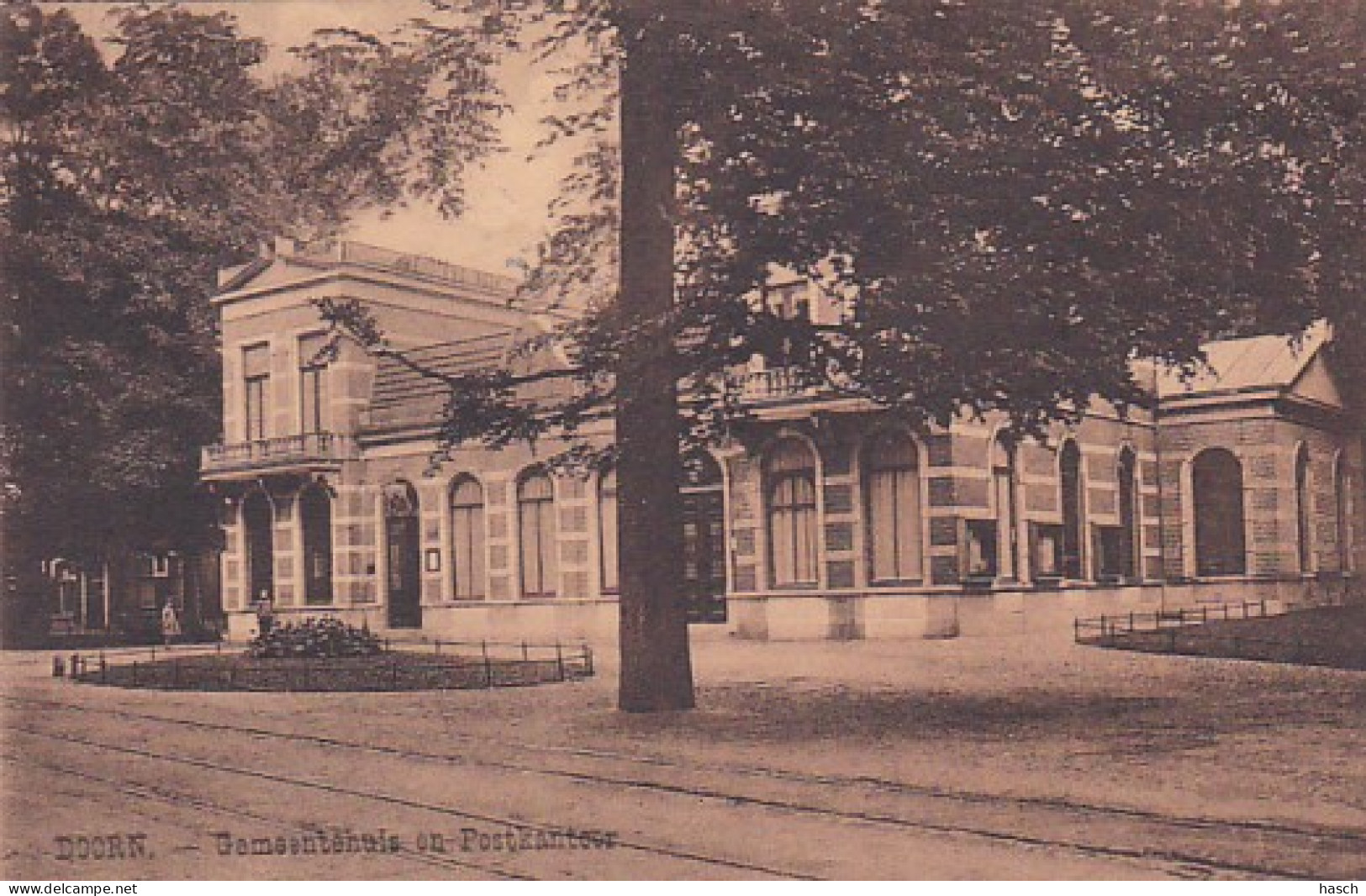 237831Doorn, Gemeentehuis En Postkantoor 1928. - Doorn