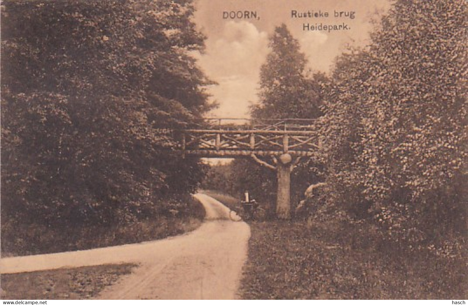 237833Doorn, Rustieke Brug Heidepark. - Doorn