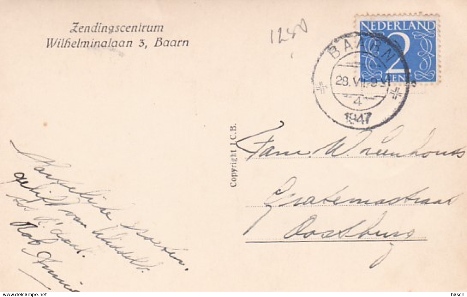 237844Baarn,  Zendingscentrum 1947 - Baarn