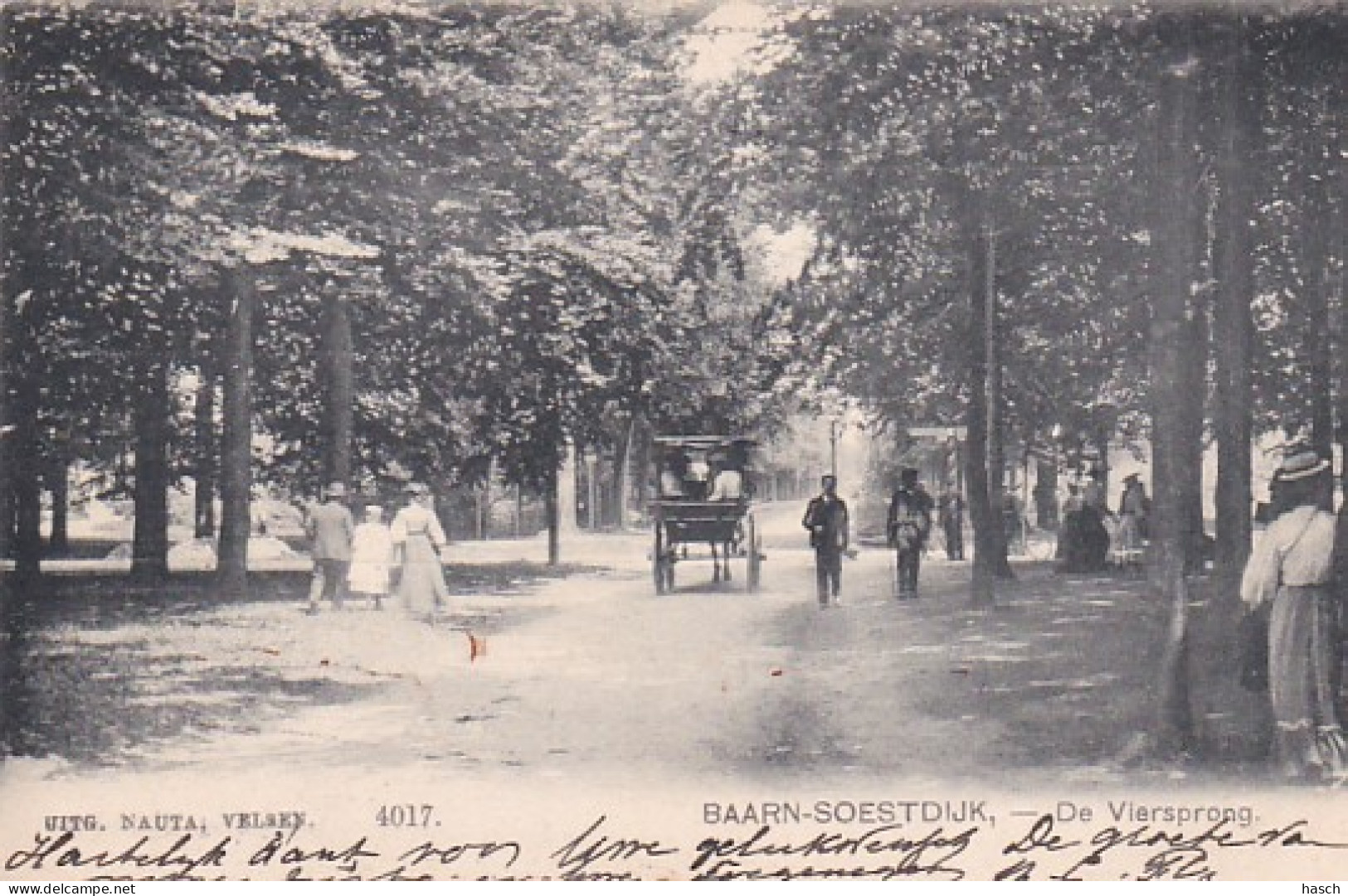 237846Baarn,  Soestdijk De Viersprong (poststempel 1909) - Baarn